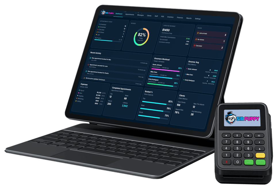 Sir Puppy POS and payment interface